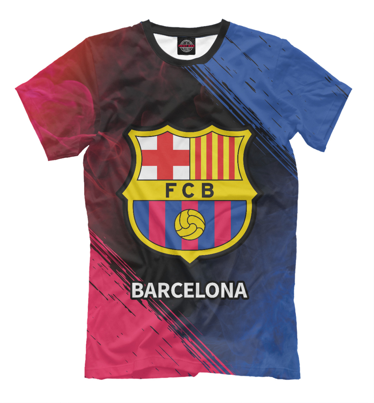 Мужская Футболка Barcelona / Барселона, артикул: BAR-460012-fut-2